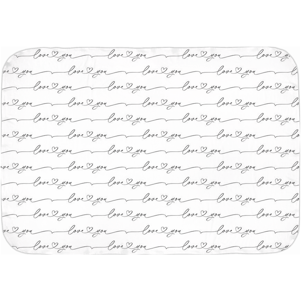 Love You Swaddle Blankets