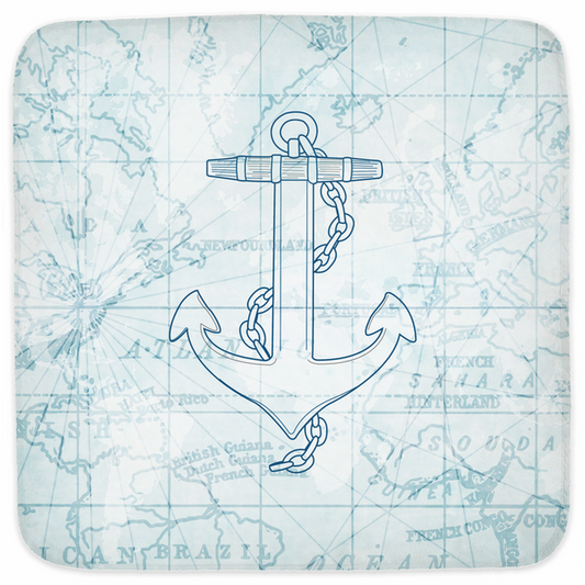 World Traveler Hooded Baby Towel Anchor