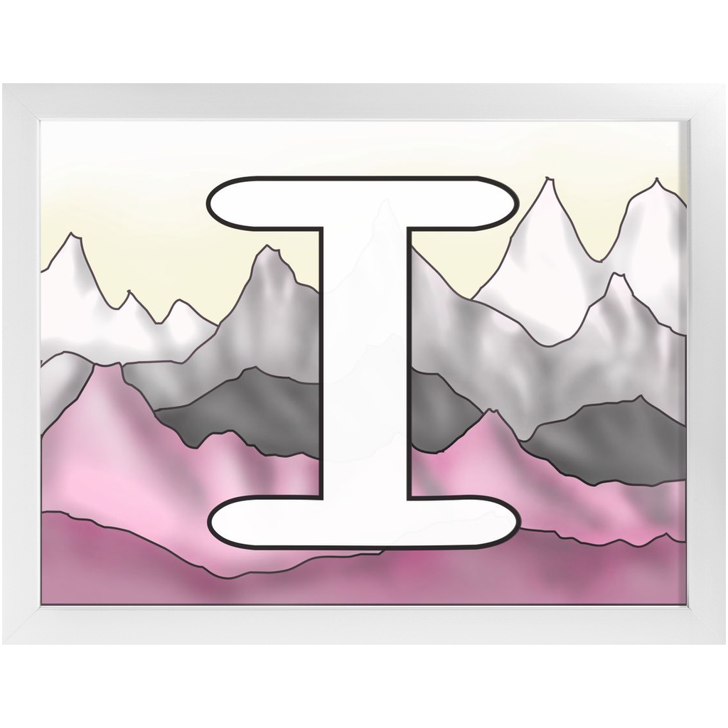 Islas Peak Custom Framed Print