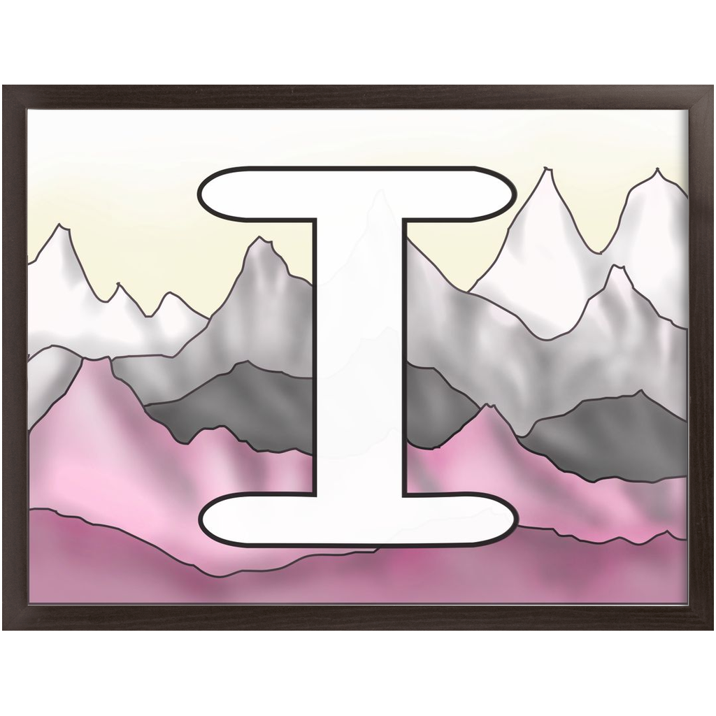 Islas Peak Custom Framed Print
