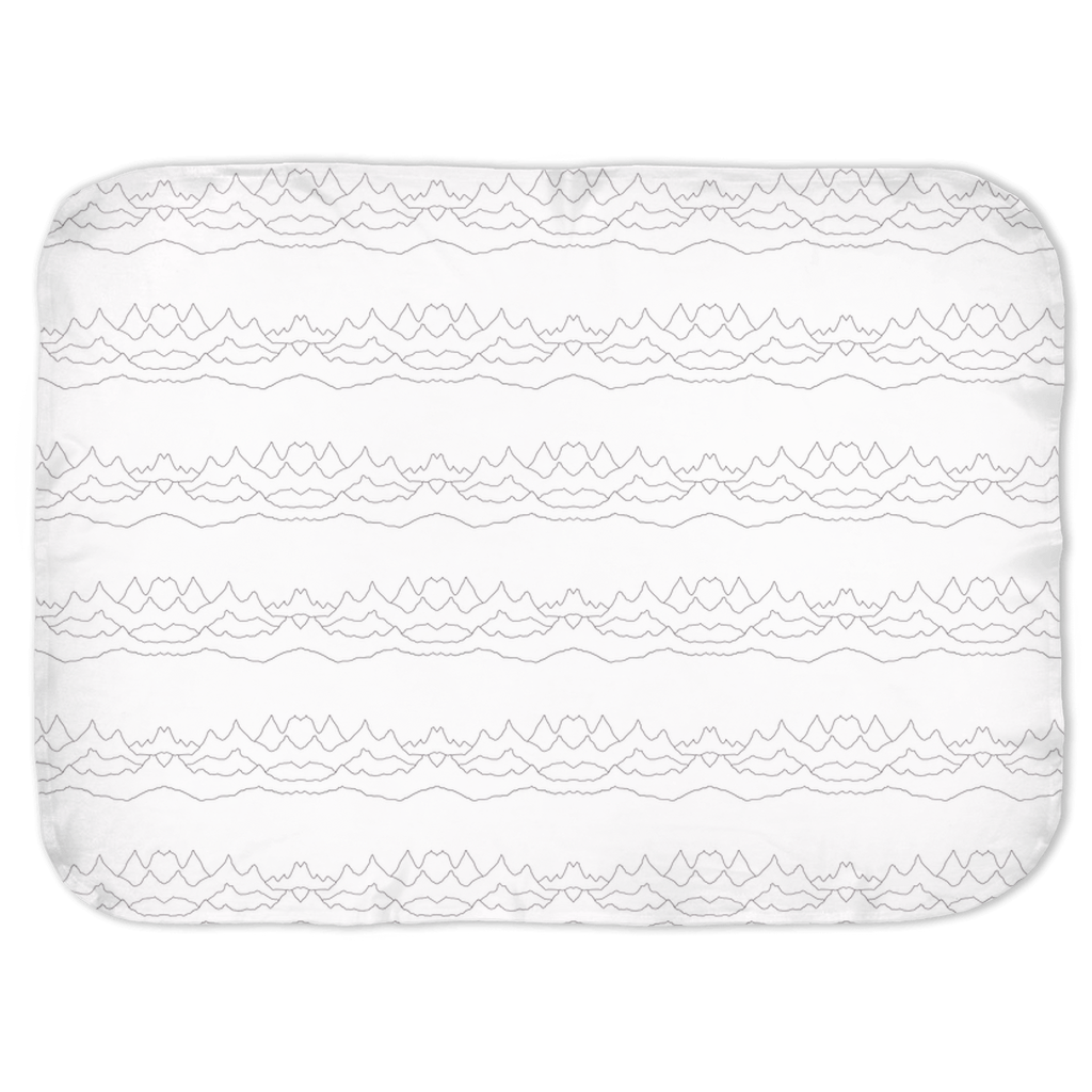 Mountain Lines Swaddle Blanket