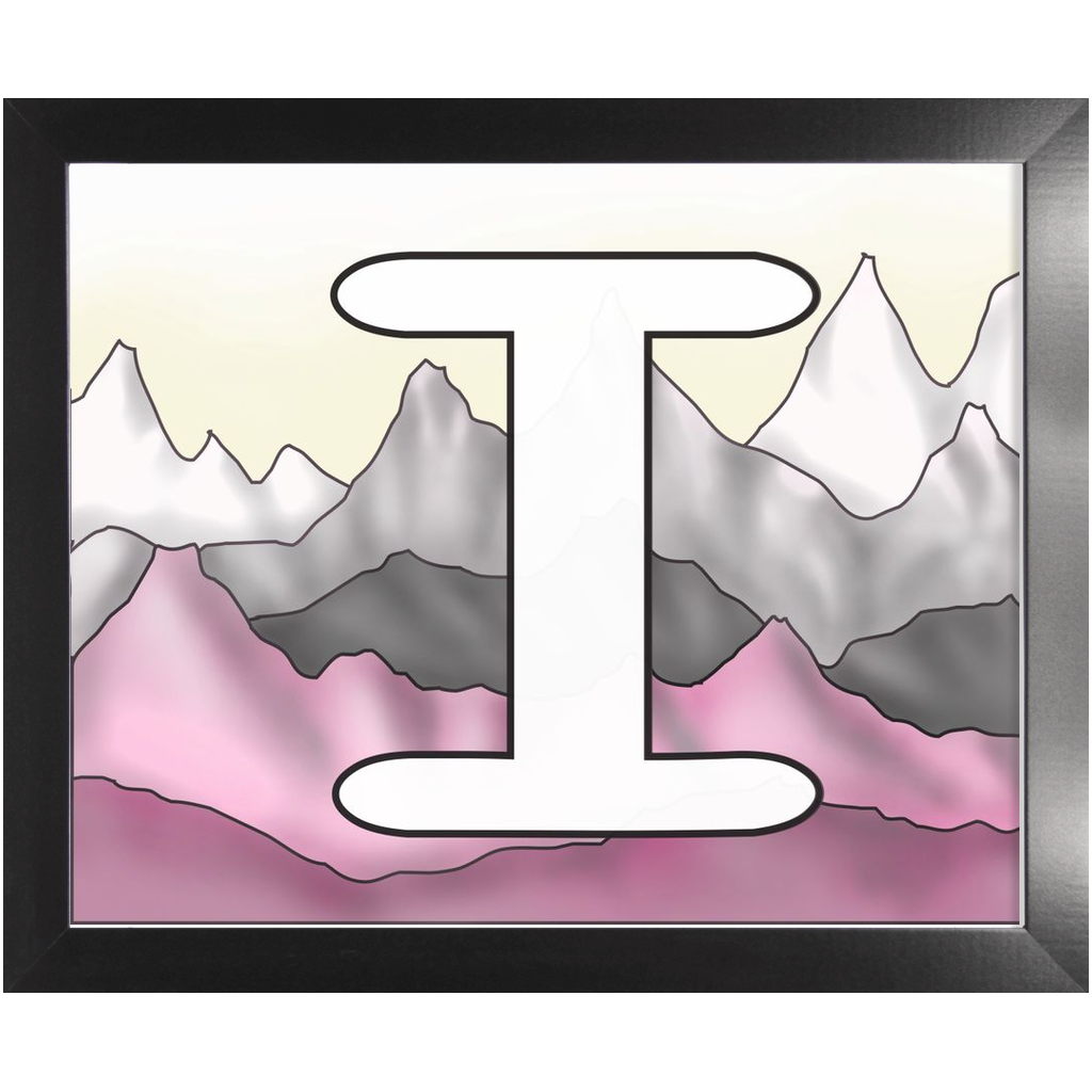 Islas Peak Custom Framed Print