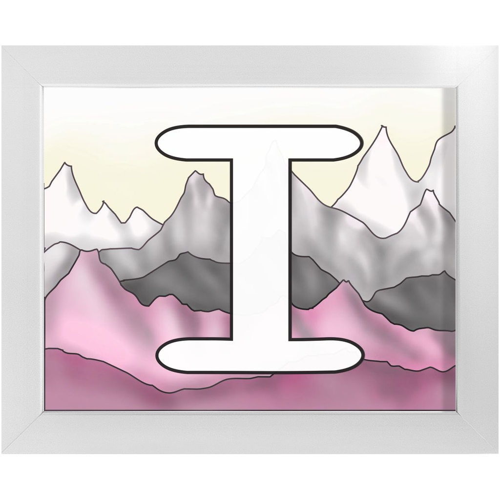 Islas Peak Custom Framed Print