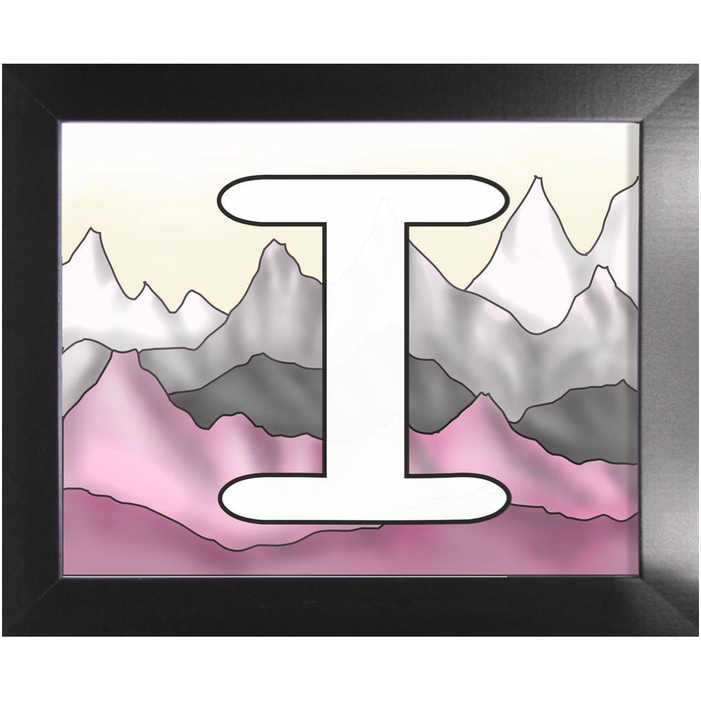 Islas Peak Custom Framed Print