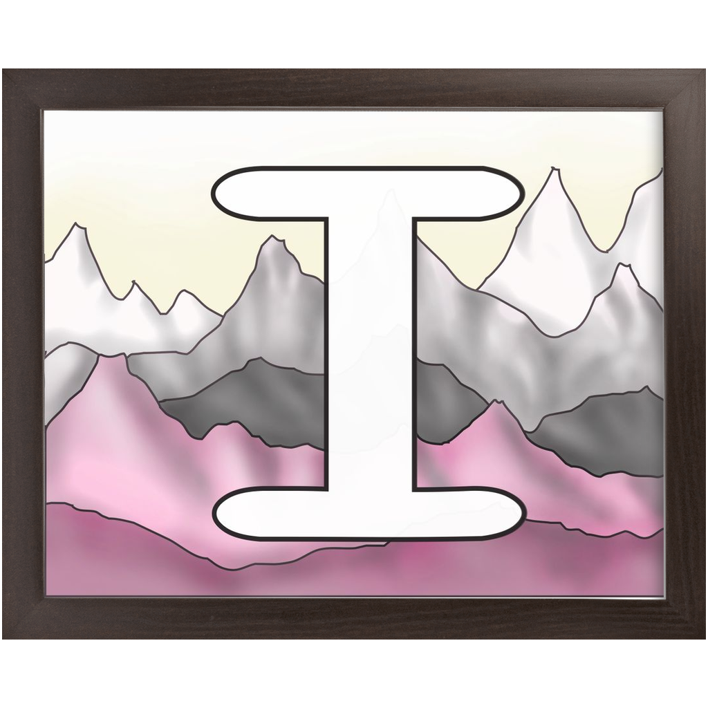 Islas Peak Custom Framed Print