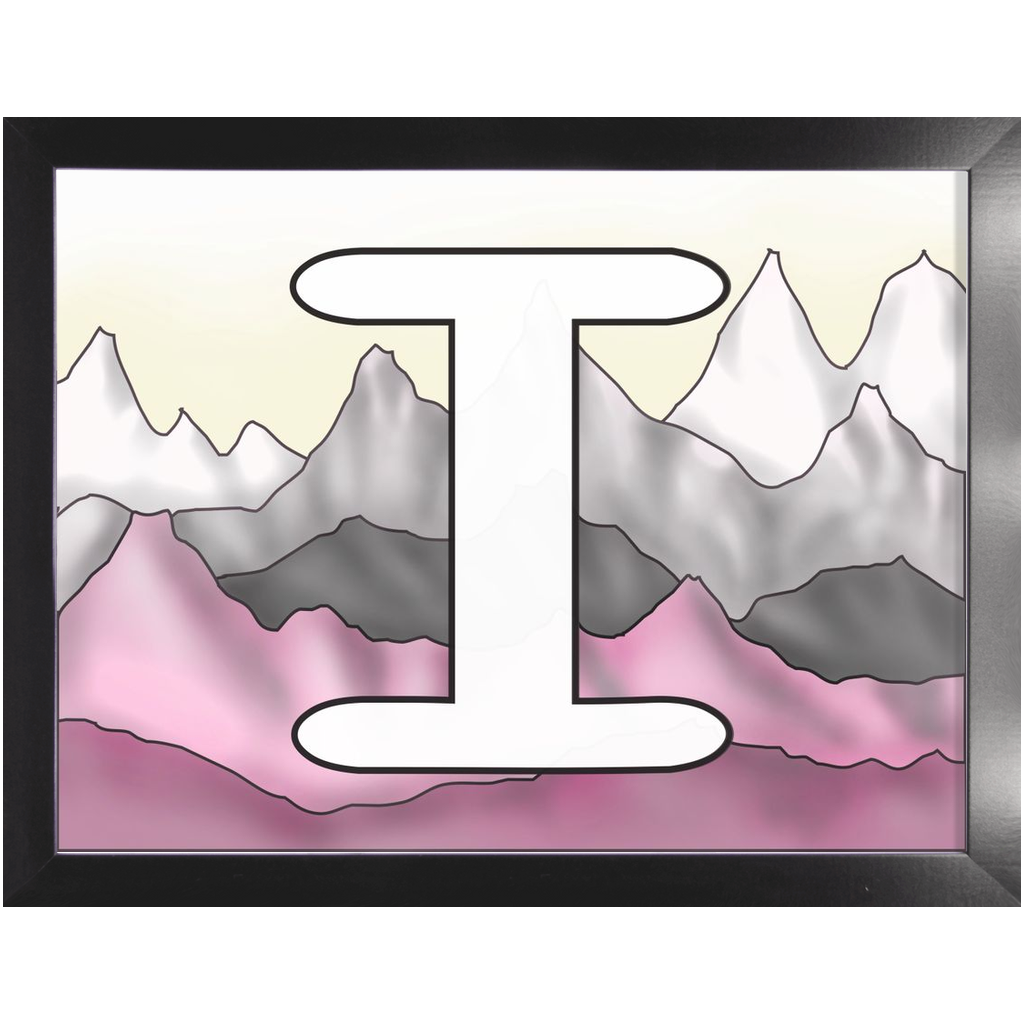 Islas Peak Custom Framed Print