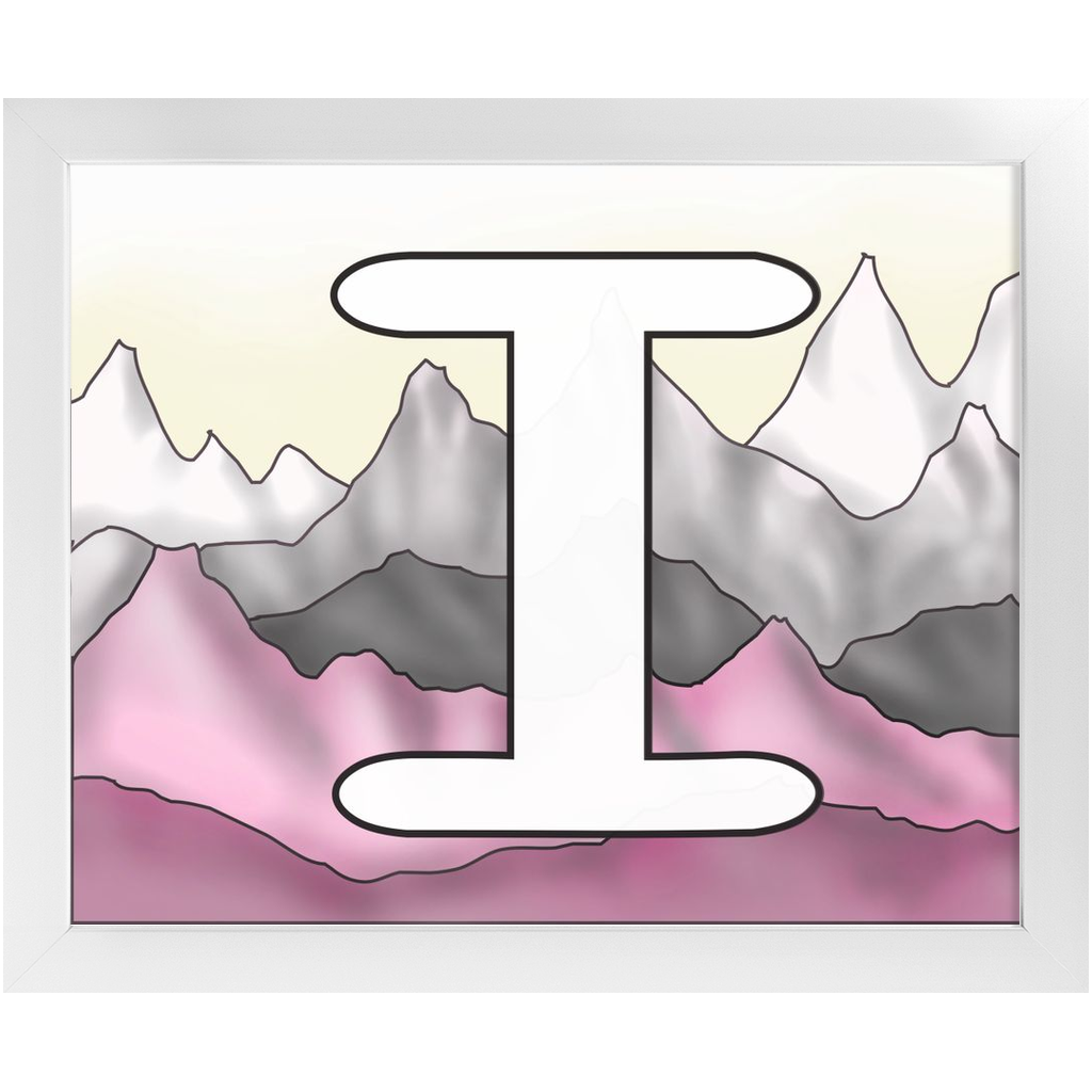 Islas Peak Custom Framed Print