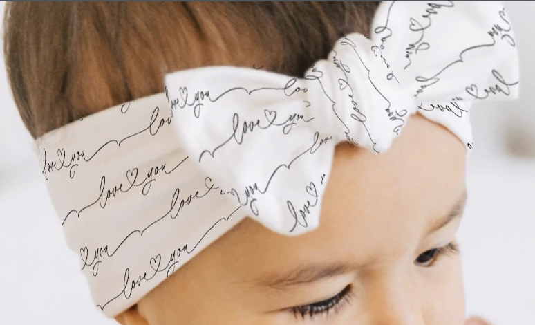Love You Infant Headband